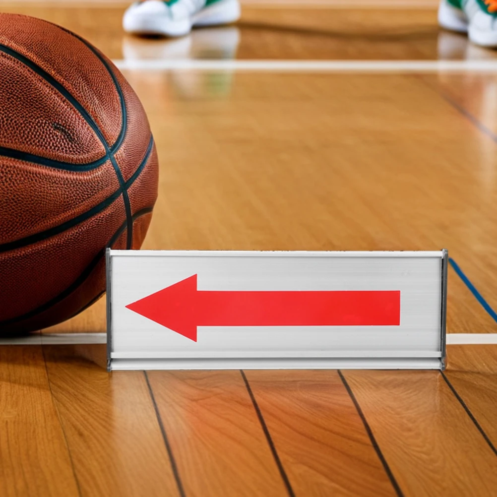 

1 Set Aluminum Alloy Sports Converter Board For Basketball Referees Serve Possession Indicator Arrow Direction Reversal Panel