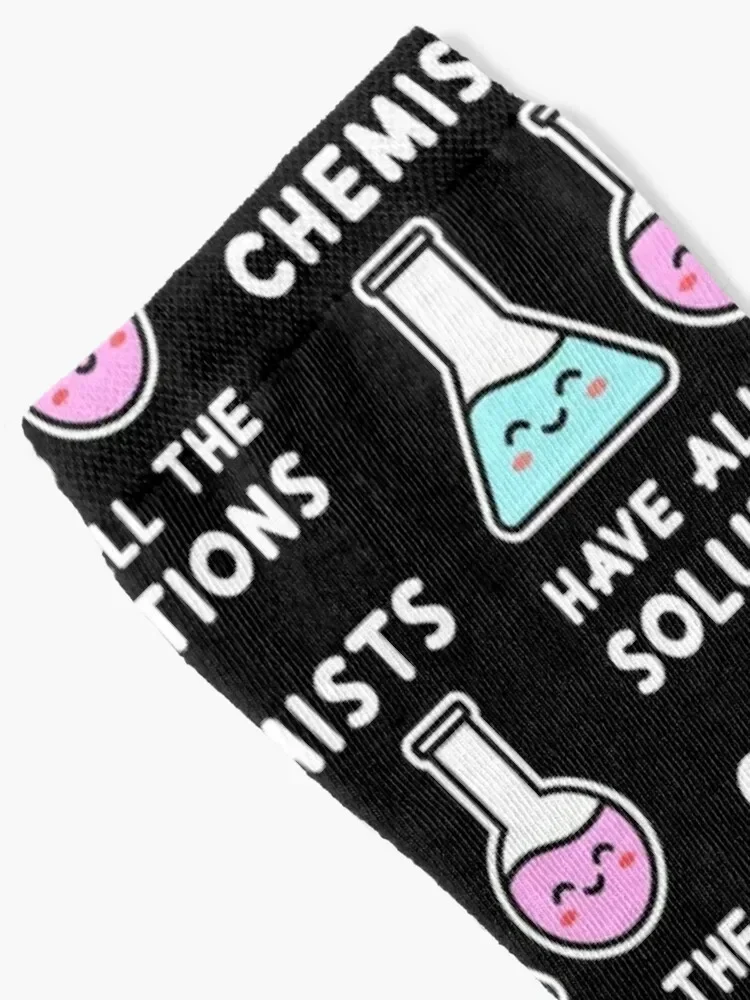 Chemists Have All The Solutions Socks christmass gift designer ankle loose Socks For Girls Men's