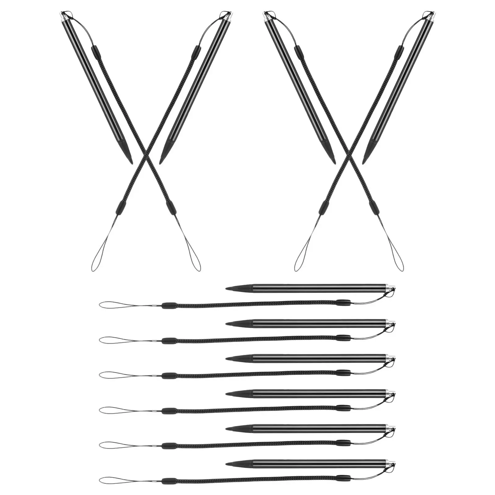 

10 шт. резистивных стилусов для сенсорных устройств, универсальная совместимость с планшетами для рисования, телефонами, дисплеями, плавным вводом текста рукой