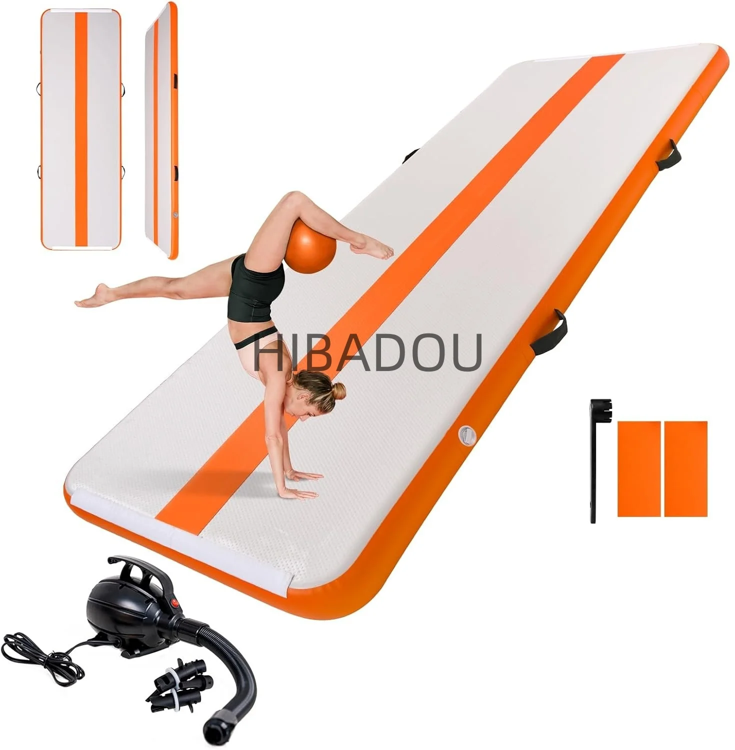 Airtrack 3x1x0.2m نفخ الهواء رياضة المسار سجادة تراجع 0.9mmPVC DWF المواد الهواء المسار نفخ Airtrack #1