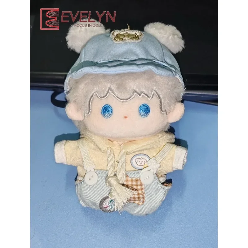 Evelyn 10CM Mini Cute Doll Clothes Hoodie Cap Hat Overalls Strap Pants Accessories Color Rompers Jumpsuit Love and Deepspace
