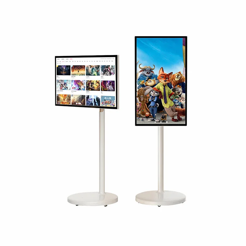 21.5/27/32 Inch Portable TV on Stand Capacitive Touch Screen Smart Android Wireless Display Built-In 5-9H Battery Life SDK
