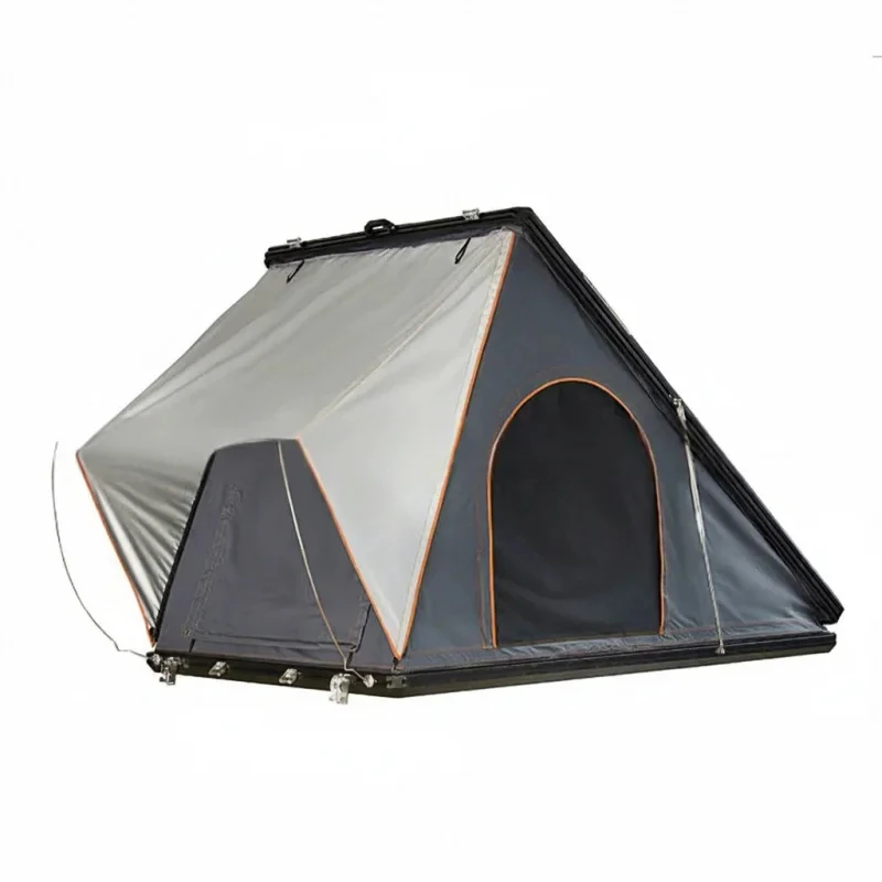 

Factory Triangular Aluminum Alloy Roof Tent Model Four-Season 2000-3000mm Waterproof Ox 4 Person Outdoor Camping