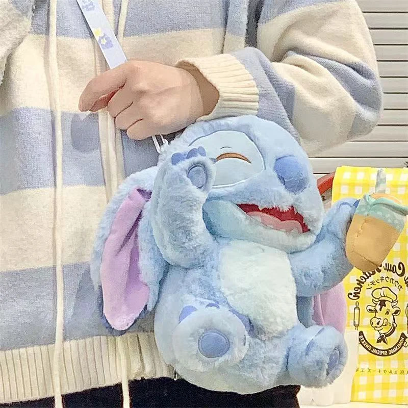 정품 디즈니 스티치 25-30CM 플러시 장난감 애니메이션 릴로 & 스티치 인형 장난감 카와이 만화 귀여운 베개 인형 장난감 어린이 생일 선물