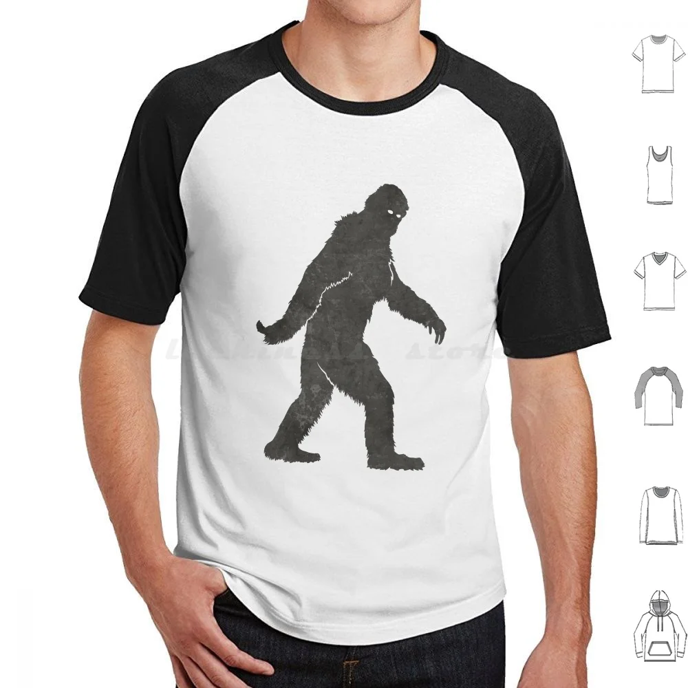 Camiseta Grunge Sasquatch Bigfoot, camiseta de algodón 6xl, camiseta genial de Bigfoot Sasquatch, Grunge, Bestia, mito, leyenda, monstruo