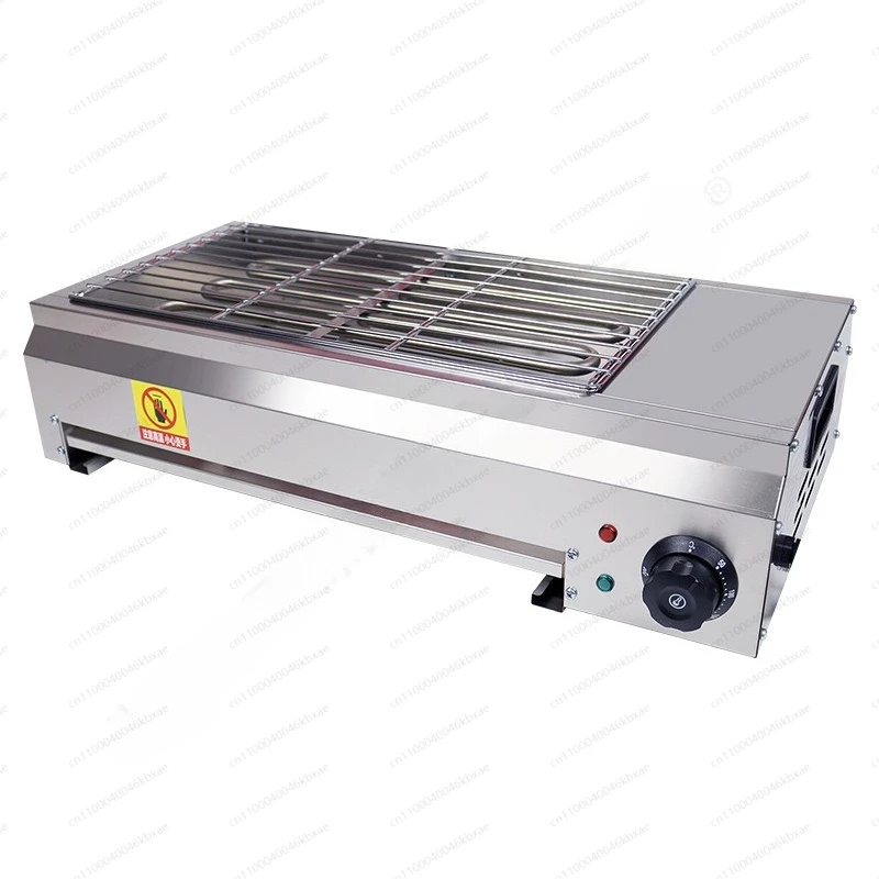 

Commercial Electric BBQ Grill Machine Gas Powered for Oyster Lamb Skewers Stall