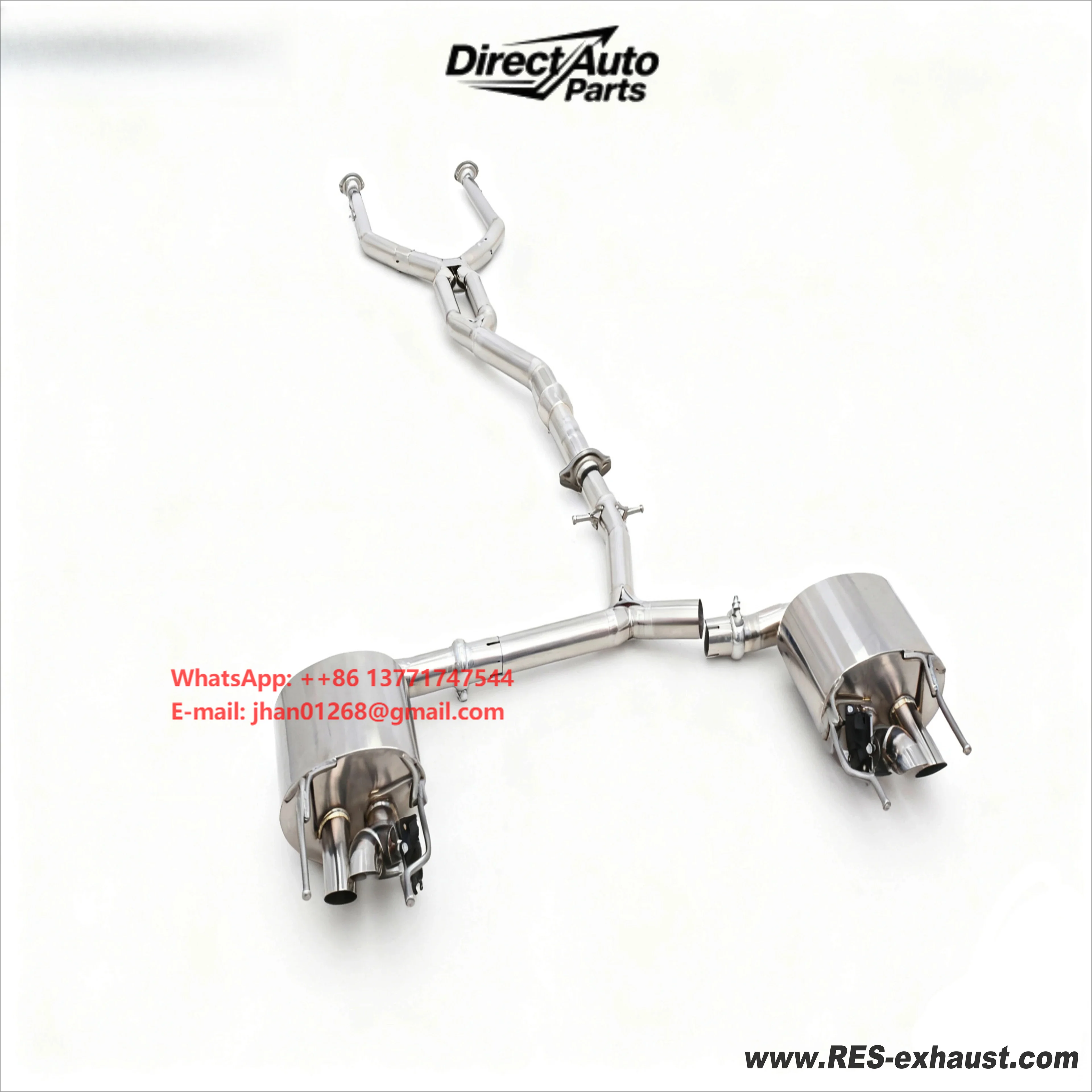 Stainless Steel/Titanium Valvetronic Catback System for Lexus ISF 5.0L New Condition Exhaust Muffler and Pipes