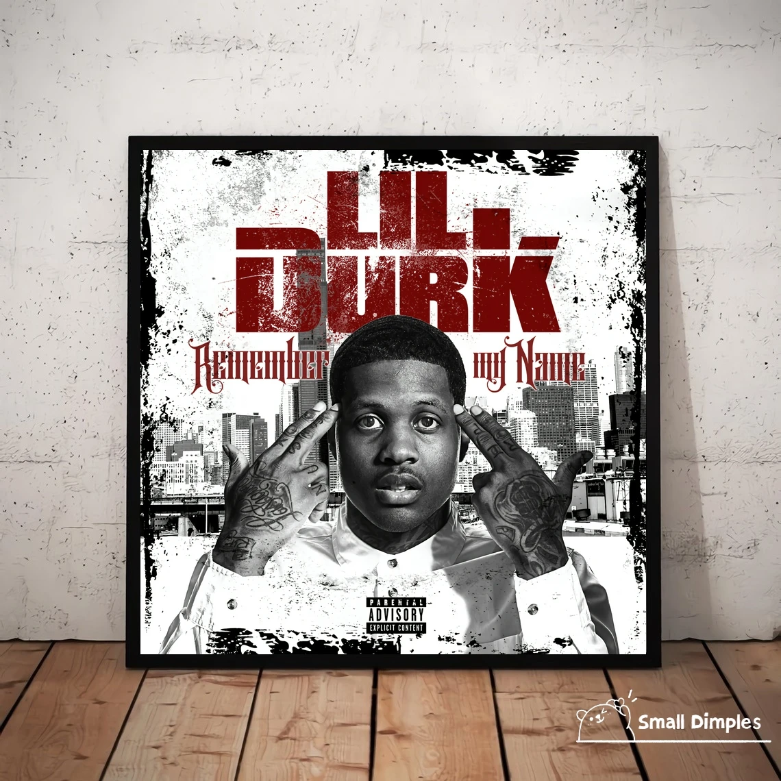 

Lil Durk Remember My Name Music Album Cover Poster Canvas Art Print Home Decoration Wall Painting (No Frame)