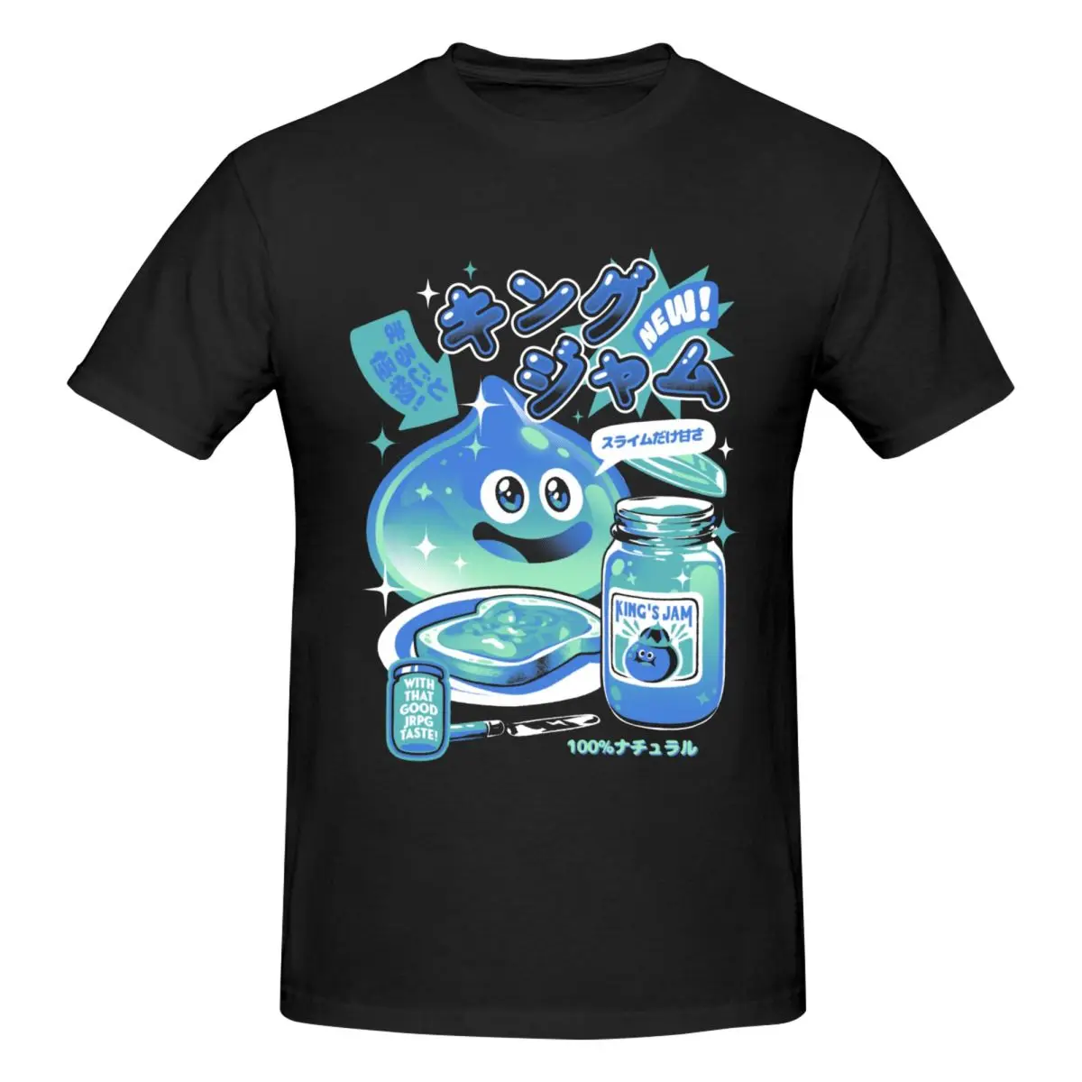 Dragon Quest Slime Vintage T Shirts Graphic Y2K Summer Quality Mens Women T-Shirt Clothes