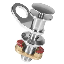 3/8-Inch Quick Release Boat Fender Holder Install Tool Kit, Marine Stainless Steel Quick-Release Mount Brackets Hanger Kit