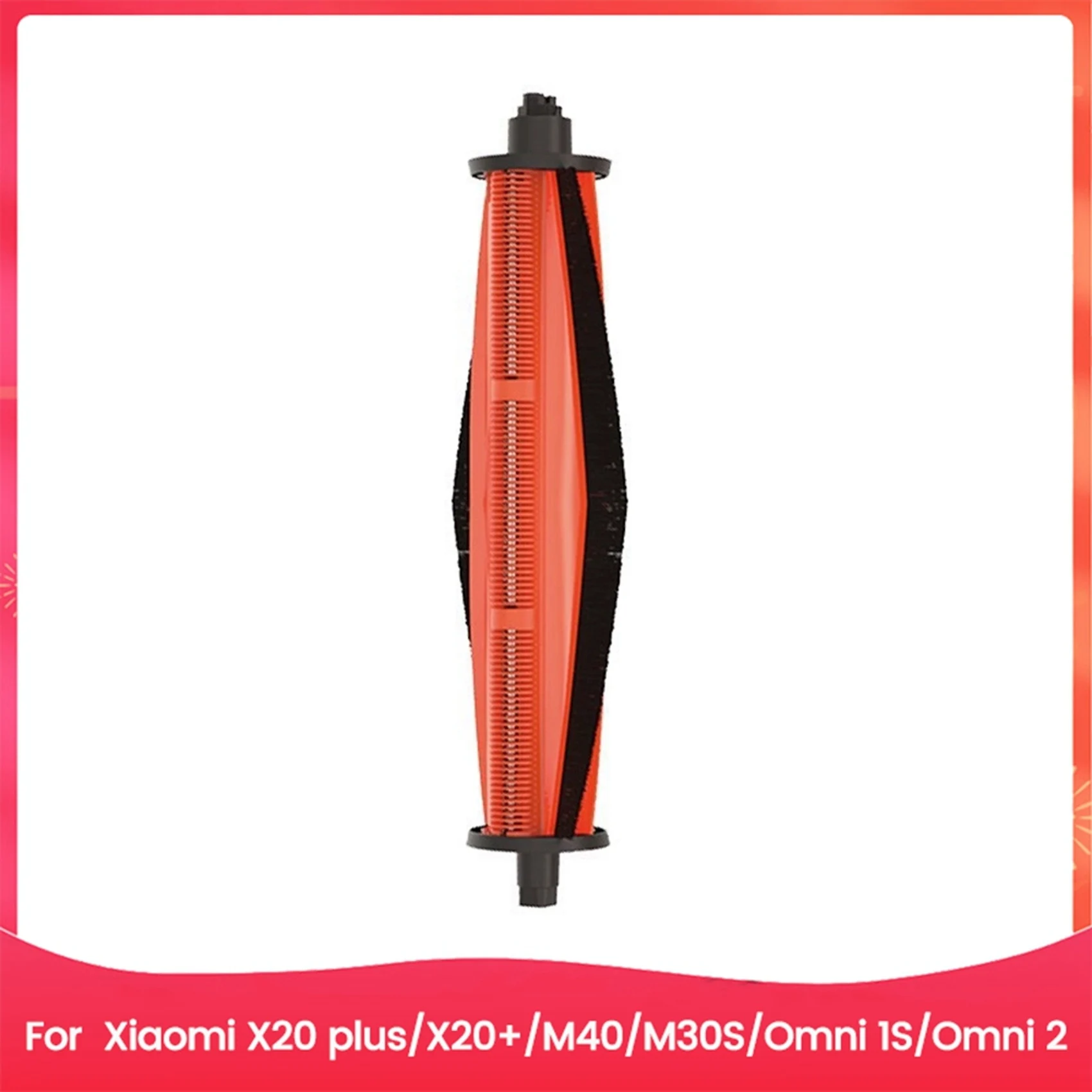 

【FAVORITE】2X Запасная роликовая щетка Tricut для Xiaomi X20 Plus/X20+/M40/M30S/Omni 1S/Omni 2, идеально подходит для удаления шерсти животных с ковров