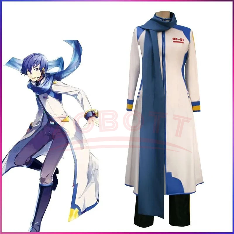 Anime Vocaloid KAITO Cosplay Costume Game Project Sekai Colorful Stage Suit Halloween Uniform Kaitoo Nightcord Costume For Adult