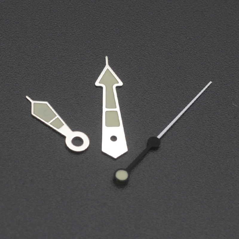 SKX Hands C3 Green Luminous Watch Hands Fit NH34 4R 7S26 NH34 NH36 NH35 4R35 Movement for SKX007 SRPD Abalone Turtle Watch Case