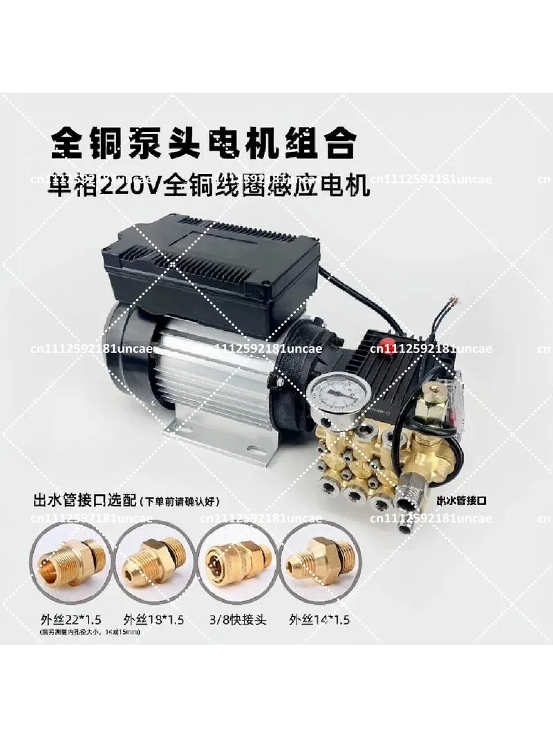 2.2Kw High Pressure Washer Car Washer 220V All-Copper Motor 2800 Rpm Ultra-High Pressure Copper Pump
