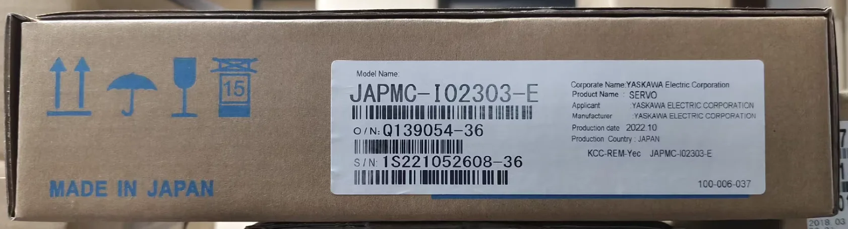 Original Genuine，JAPMC-I02303-E Brand new Controller Module，JAPMC I02303 E，Fast shipping