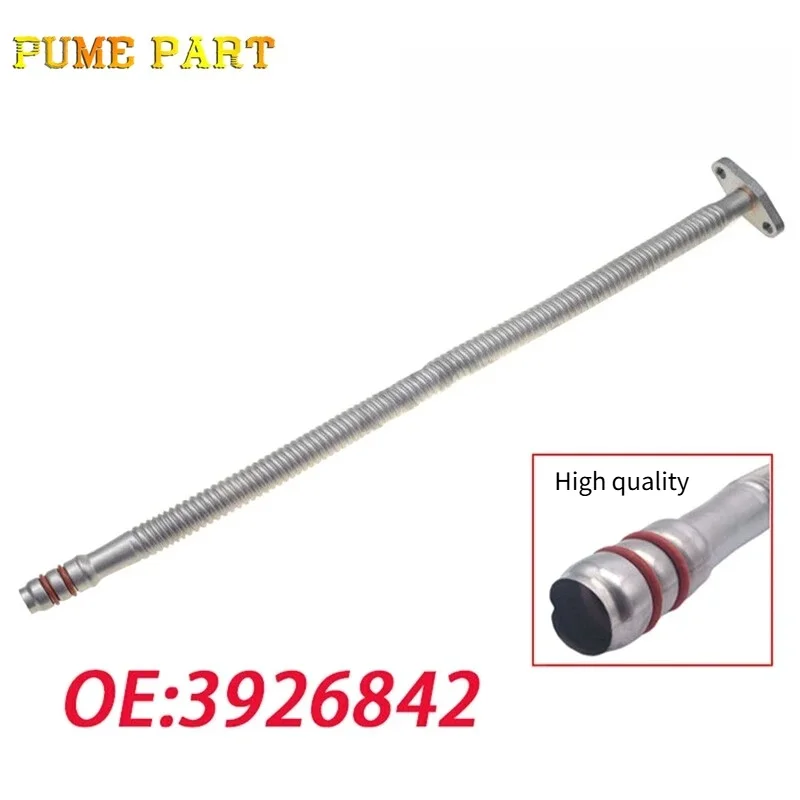 Turbo Turbocharger Return Oil Tube 3926842 For CUMMINS 6CT 8.3L HX40 HX40W Spare Parts Accessories