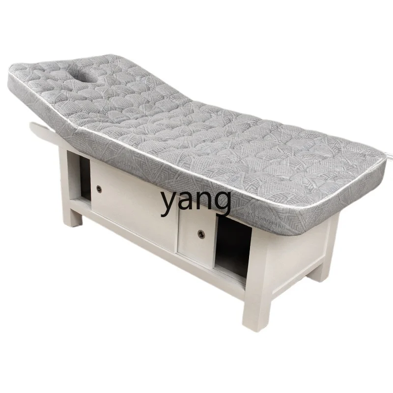 

CX Solid Wood Facial Bed Beauty Salon Special Sliding Door Massage Massage Couch