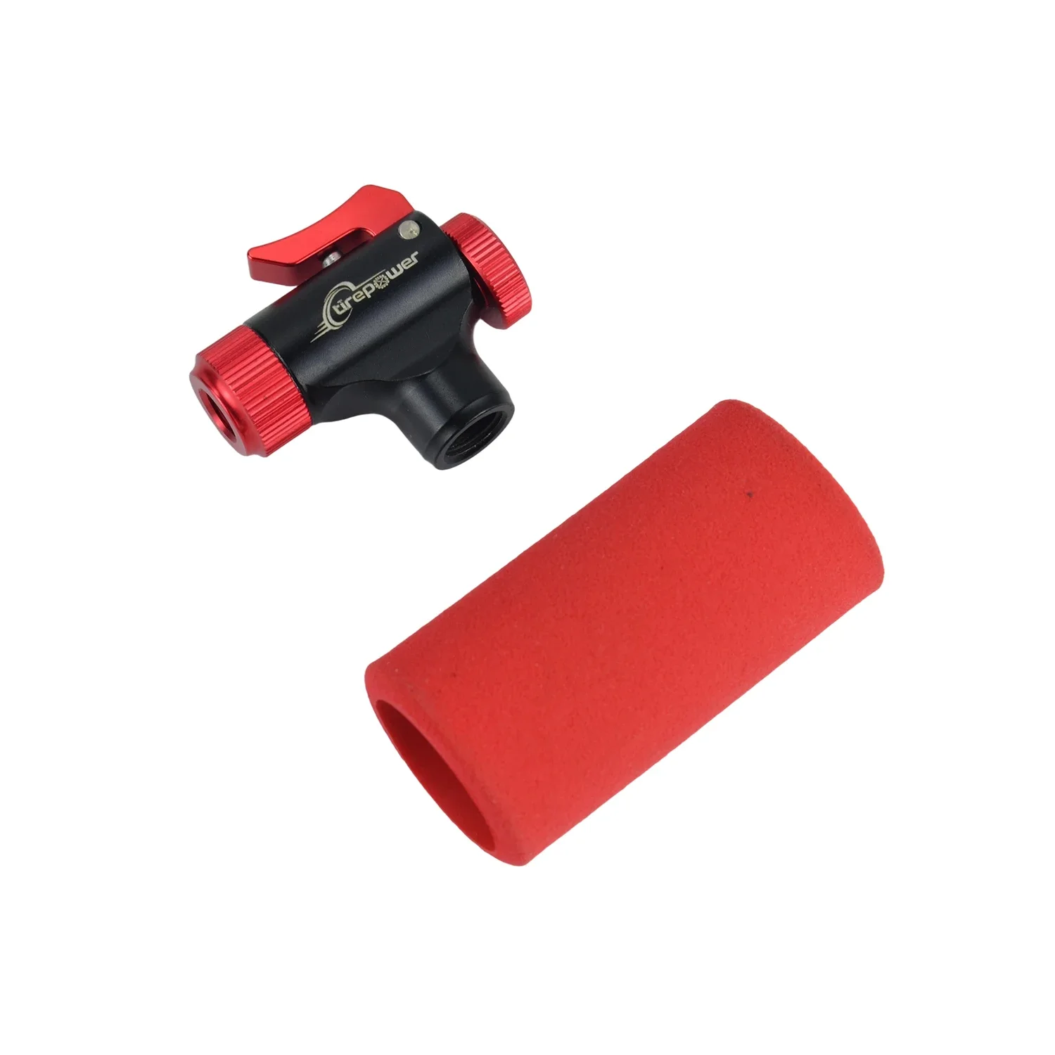 

Aluminum Alloy Automatic Pump Mini Portable Bicycle Pump Fast CO2 Tire Inflator Bike Pump Black For Schrader and Presta Adapter