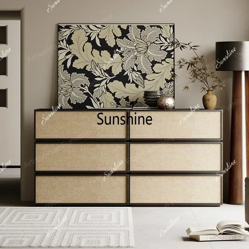Simple Vintage Living Room Cabinet American Practical Storage Cabinet Contemporary Secure Mobile Soggiorno Home Furniture