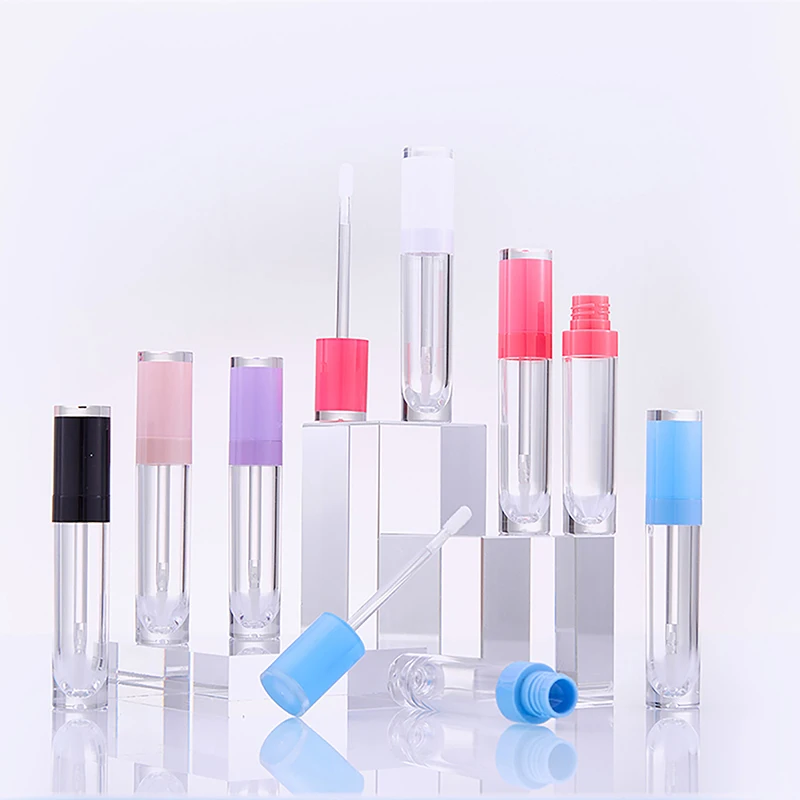 1 Stuks 8Ml Lege Lipgloss Tube Diy Plastic Elegante Vloeibare Lippenstift Containers Rond Lipgloss Lippenbalsem Fles