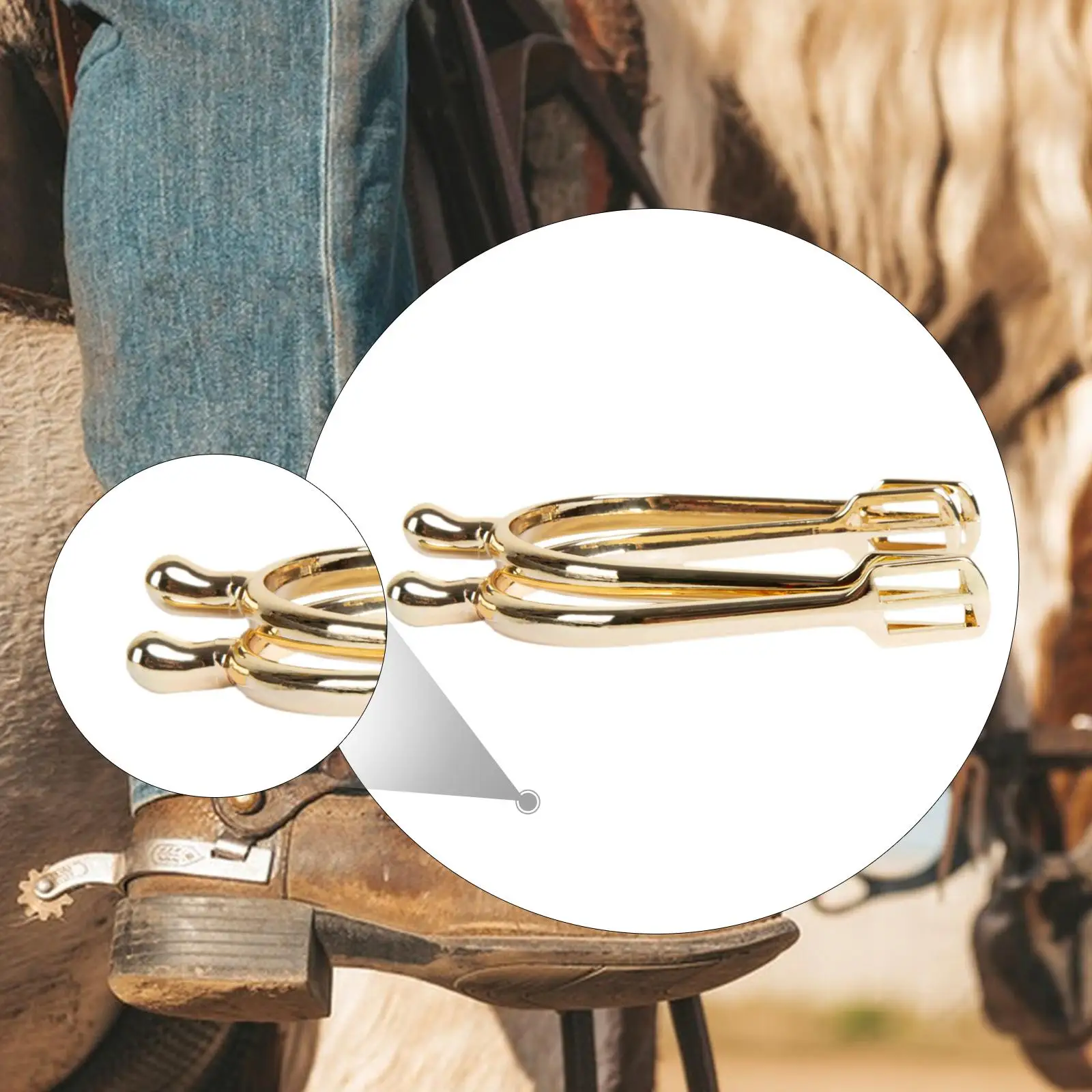 قطعتان من أحذية الحصان الغربي للتدريب على المنافسة للرجال والنساء، أحذية الحصان الغربية #4