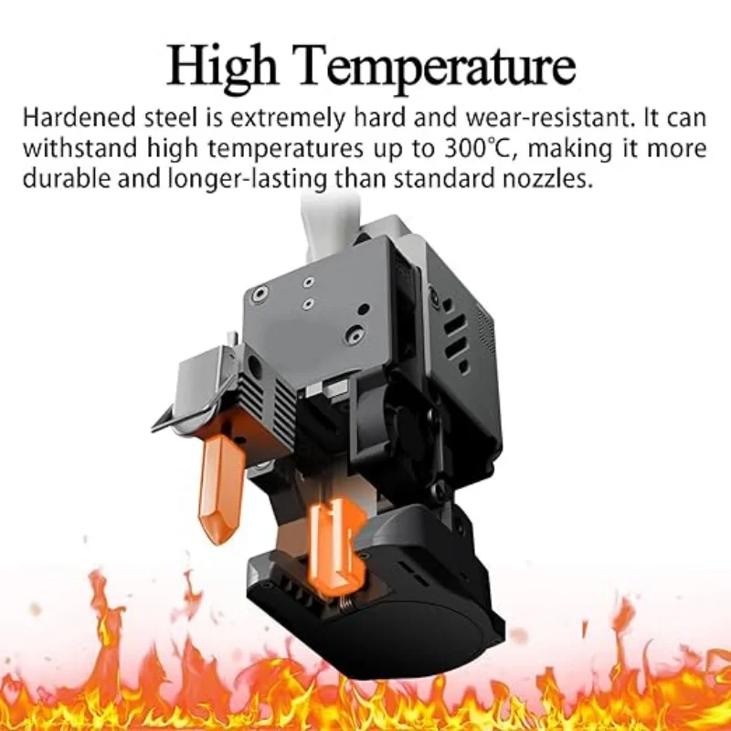 Creality SPARKX I7 Heizblock Hotend-Kit 300 ℃ Hochtemperatur 0,2/0,4/0,6/0,8mm Gehärtete Stahldüsen 3D-Drucker Zubehör – Detail 4