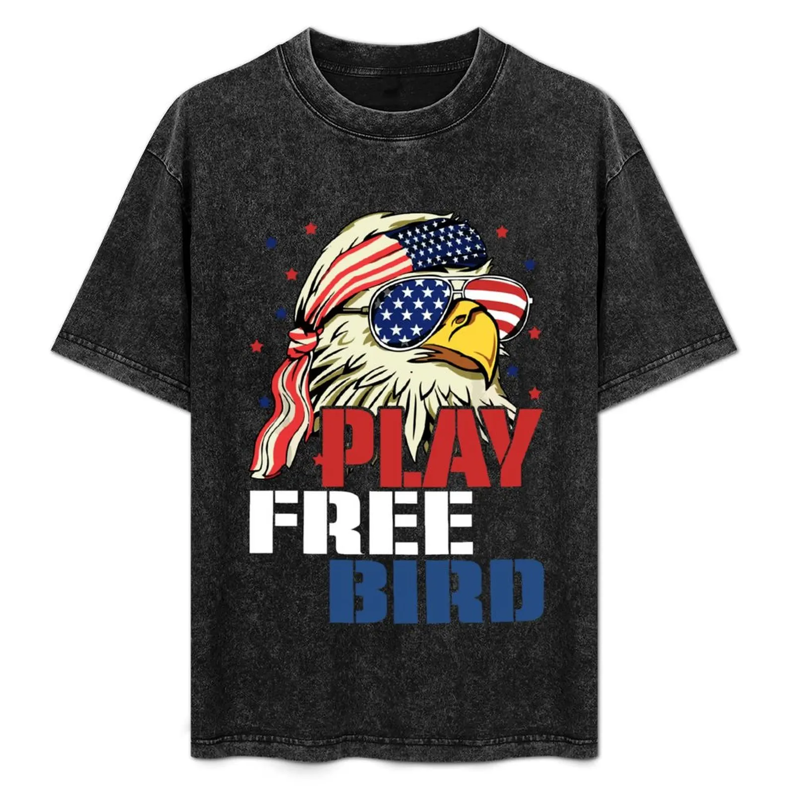 

Play Free Bird Bald Eagle T-Shirt Outdoor Sports Lightweight Tee