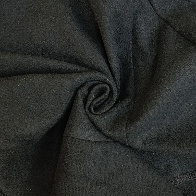 2025年秋新作 レディース ラウンドネック 無地 ブラック ショート丈 スリム オールマッチ トップス ジャケット 冬服 女性用