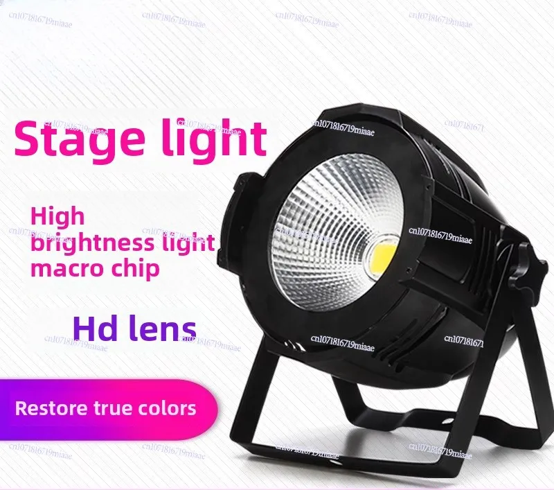 Ensemble complet d'équipement d'éclairage de scène de lumière de Surface Led polychrome de 200w Cob Par Light