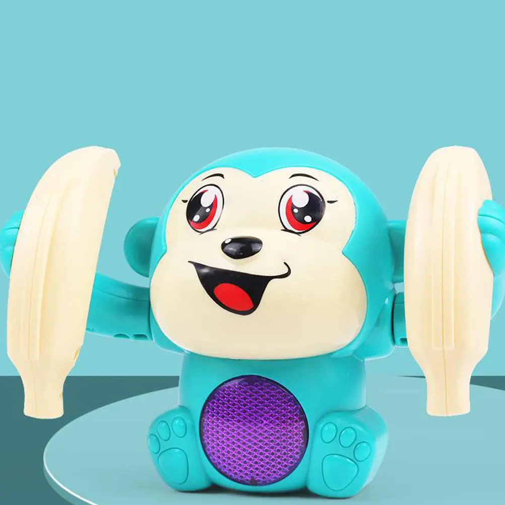 

Electric Tumbling Music Plaything For Kids Toddlers Educational Children Gift Without Battery Sky-Blue