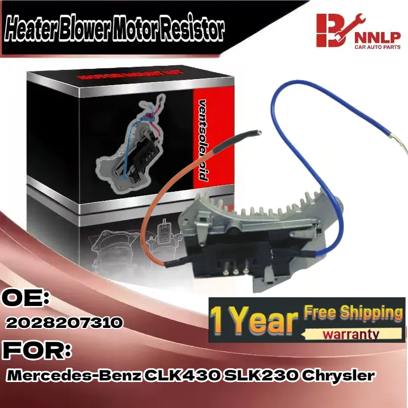 

For A/C Heater Blower Motor Resistor W208 for Mercedes-Benz CLK430 SLK230 Chrysler 2028207310