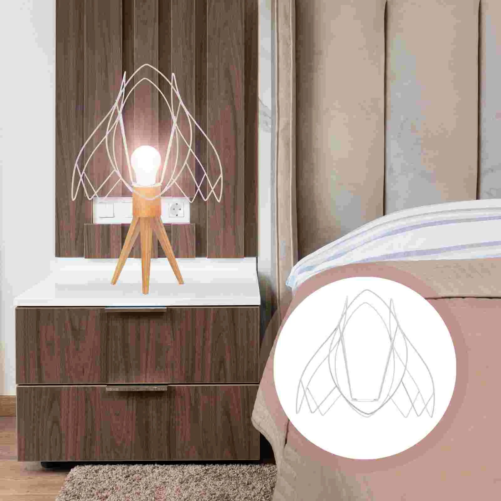 Shaped Light Stand Multi-purpose Lamp Frame for DIY Round Lampshade Making Tools Accessories Iron Table