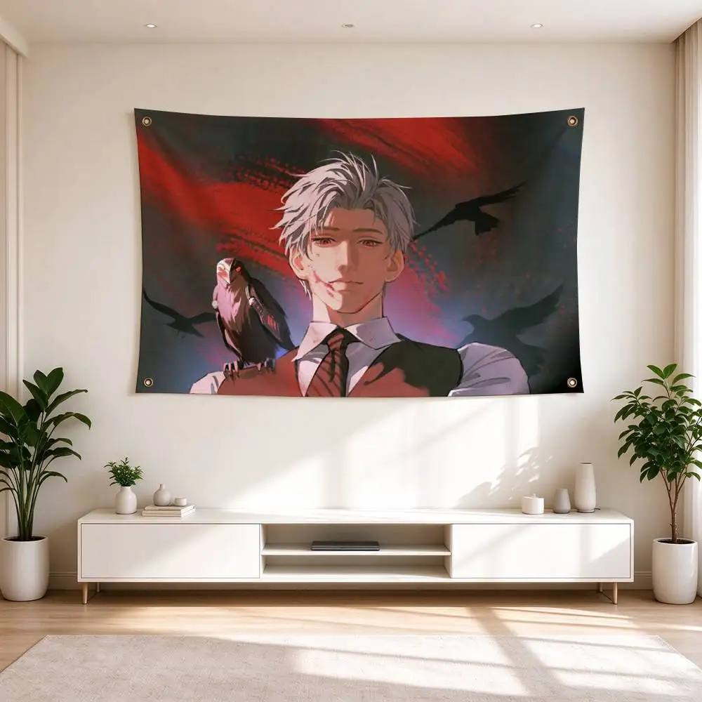 L-Love and Deepspace Sylus Game  Flag Suitable For Party Club Outdoor Interior Wall Decoration Banner Fans Gift