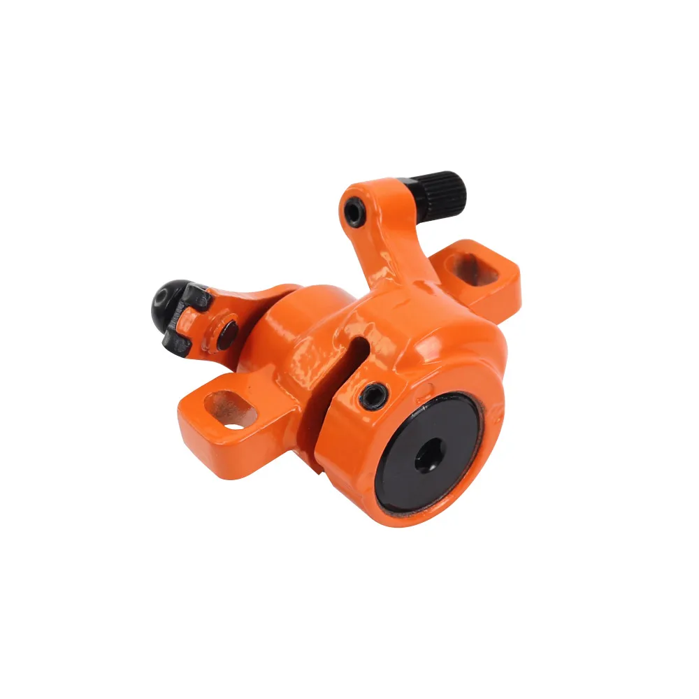 140mm Brake Disc Caliper For Ninebot F40 F30 F20 F25 Electric Scooter Brake Line Wire Cable Orange Color Accessories