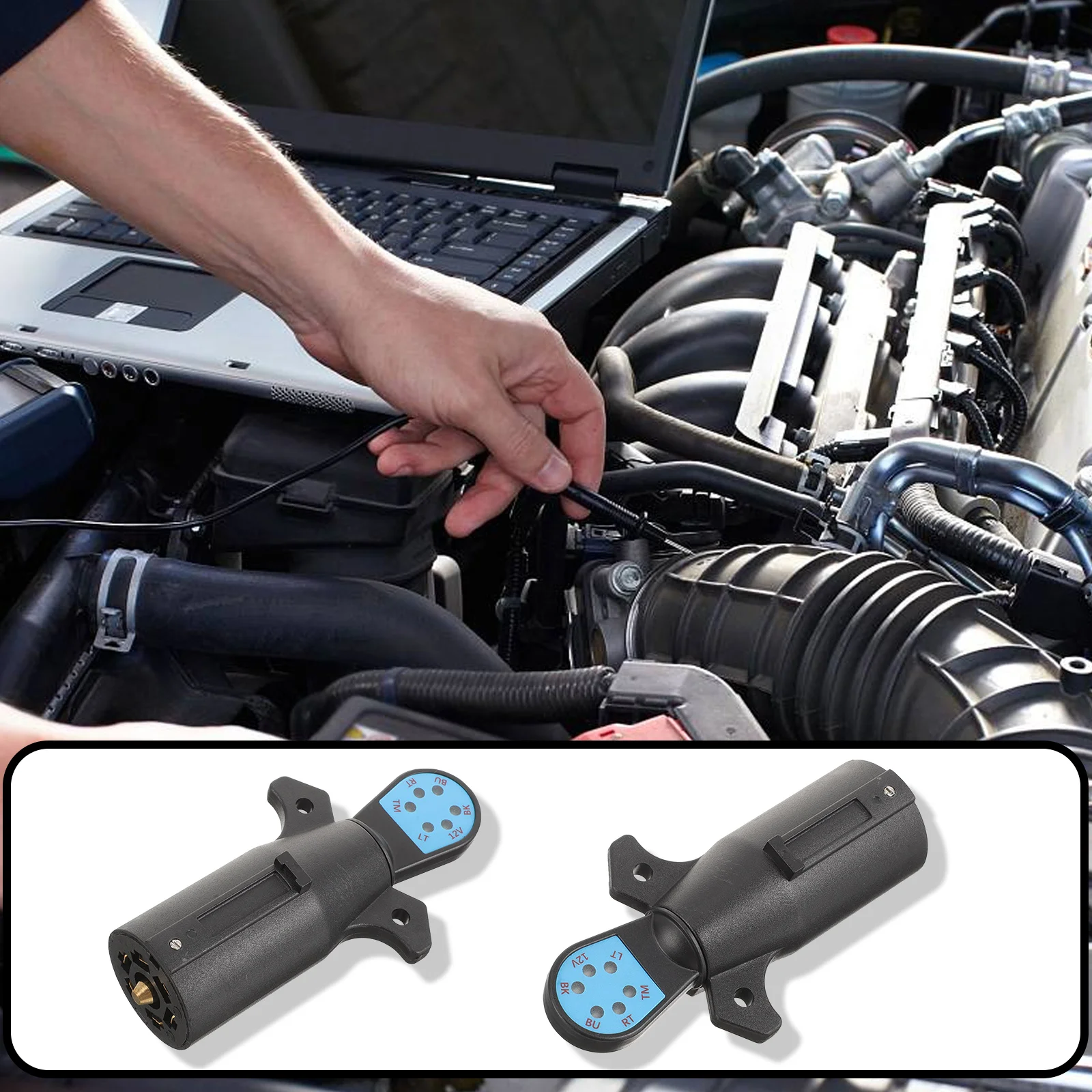

trailer plug socket socket tester socket tester plug 7 pin trailer tester trailer accessories