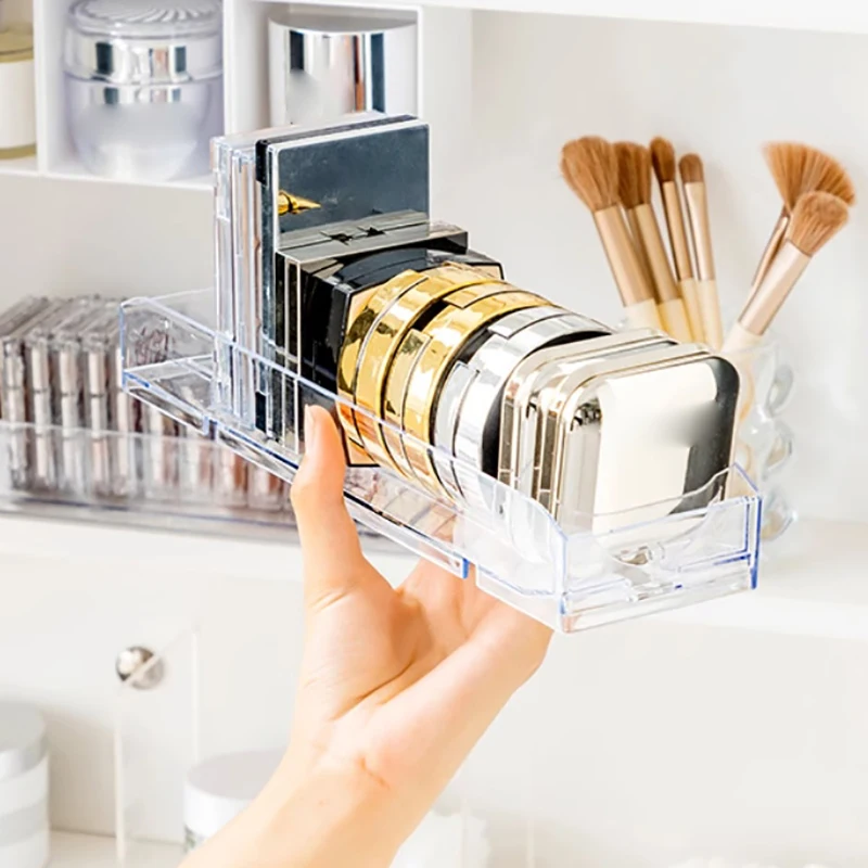 Clear Acrylic Makeup Cosmetics Organizer Storage Box Compact Jewelry And Cosmetic Storage Box For Vanity And Dresser