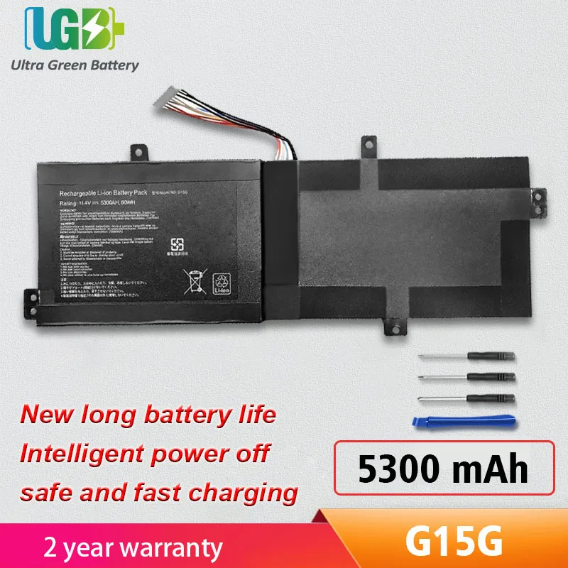 

UGB New G15G T6b Battery For ThundeRobot 911 targa T6A T6C T6D T5TB 15-W8 MACHENIKE F117-S F117-Si2 F117-Si3 F117S