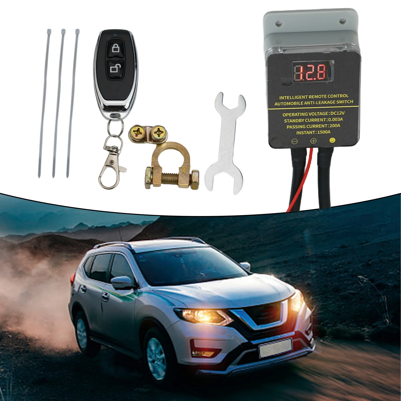 

200A Battery Switch 12V Battery Switch Vehicle Maintenance High Amperage Rating Long-Lasting Use Efficient Power Isolation