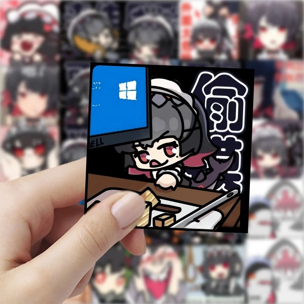 

177 Cute Emoji Stickers for Zero Ai Lian Shark Girl in the Exclusive Zone, Student Phone Cases, Luggage, DIY Desktop Stickers