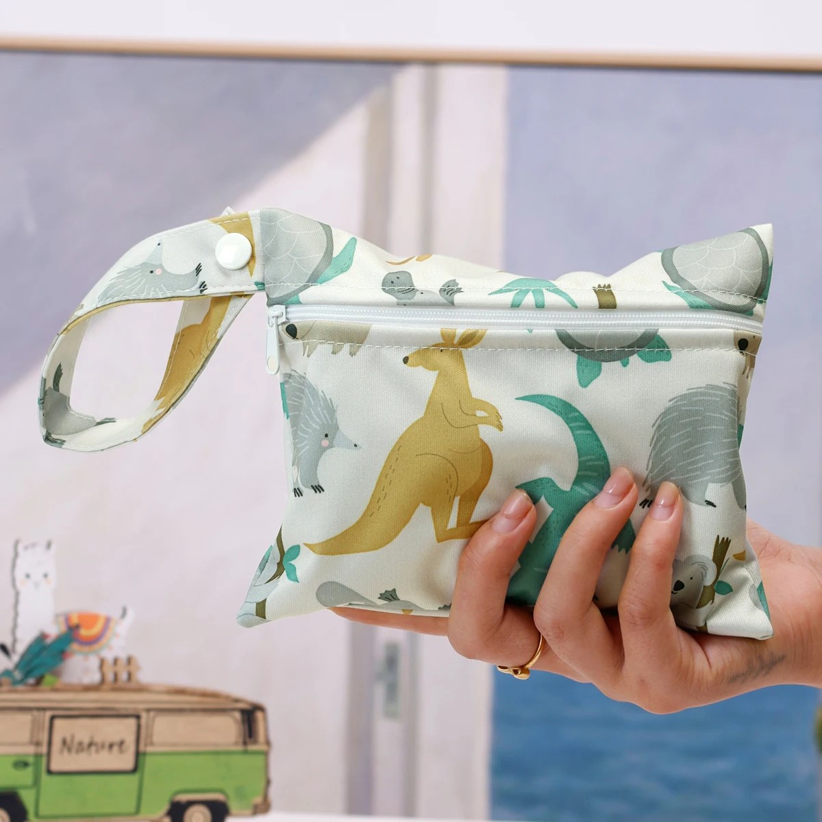 HappyFlute Mini Waterproof Menstral Pad Portable Wash Bag and Wallet