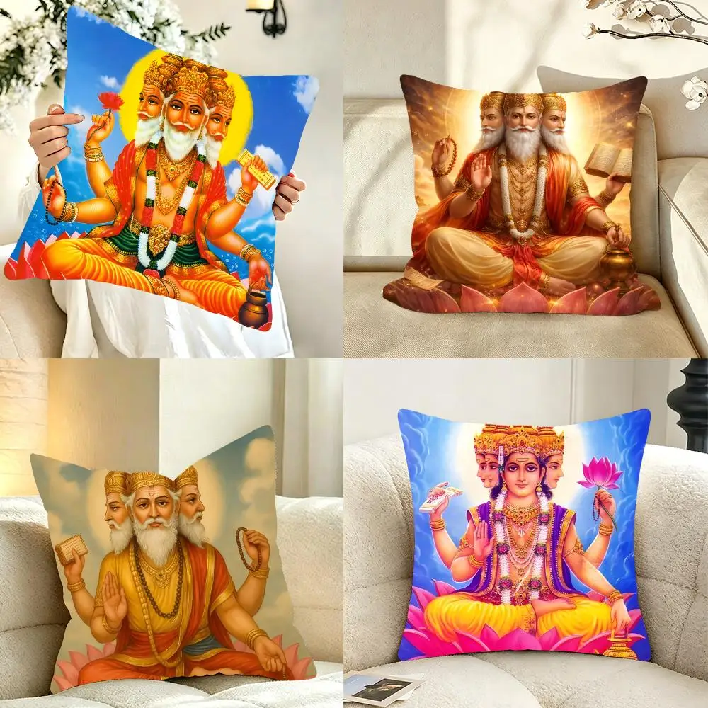 Strong Beverage B-Brahma Cushion Cover Bedroom bed reading backrest cushion Festive plush holiday Soft plush throw
