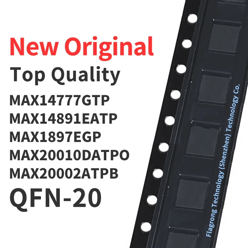 

1 Piece MAX14777GTP MAX14891EATP MAX1897EGP MAX20010DATPO MAX20002ATPB QFN-20 Chip IC New Original