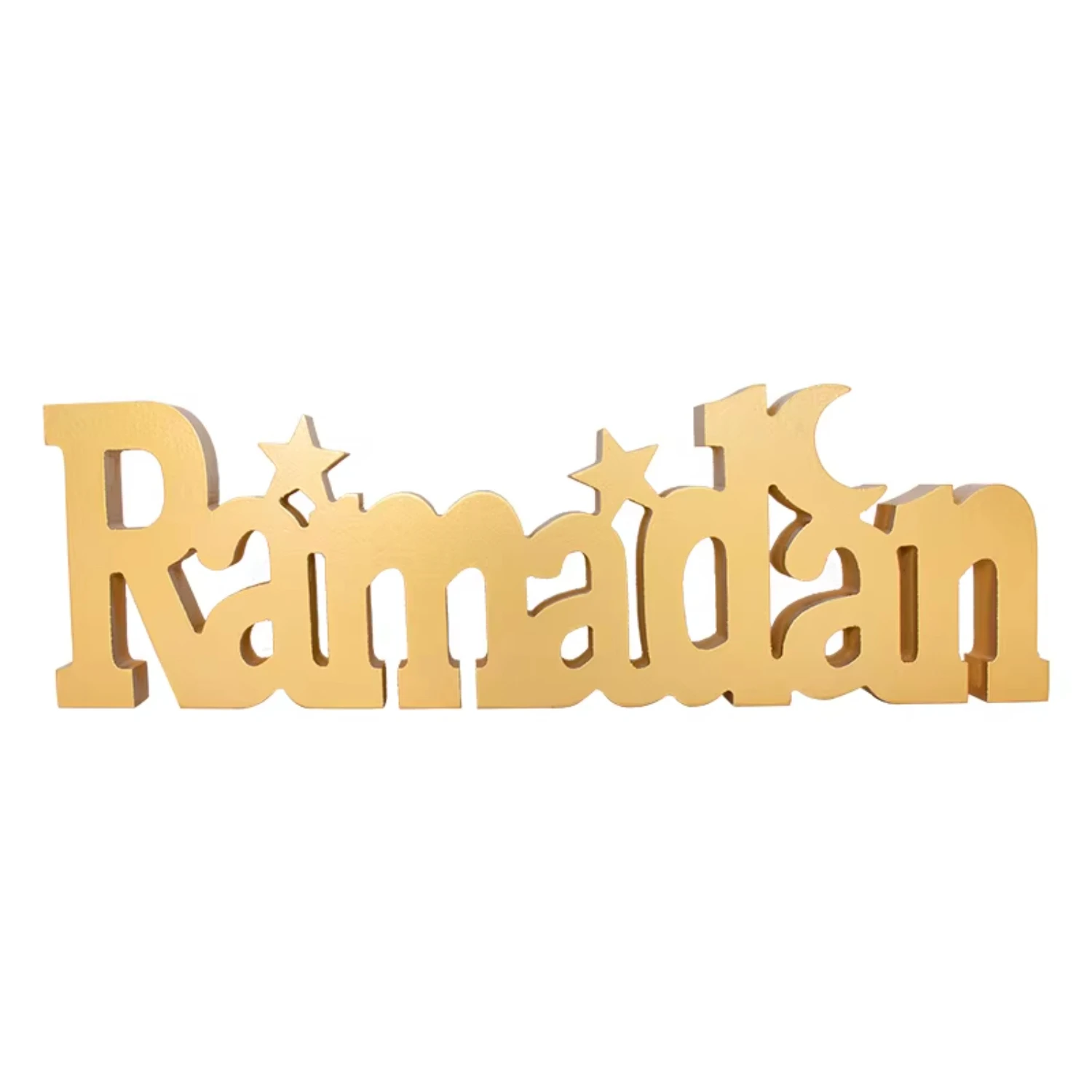 650061 1pc wooden decoration eid mubarak ramadan and eid decoration festival celebration party supplies