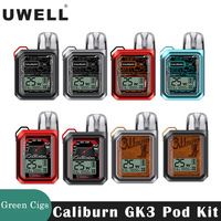 Original Uwell Caliburn GK3 Pod Kit Vape 25W 900mAh Battery 2.5ml Caliburn G3 Pod 0.6/0.9ohm Vaporizer Electronic Cigarette