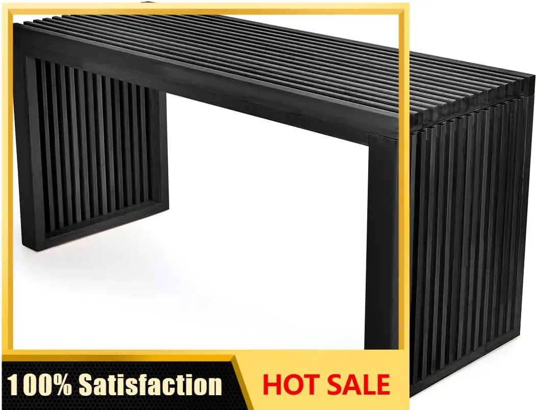 APRTAT Bamboo Dining Bench 35 Inch Indoor Wooden Shoe Benches for Entryway | Entryway Shoe Rack Bench.,Solid Bamboo Benches,for