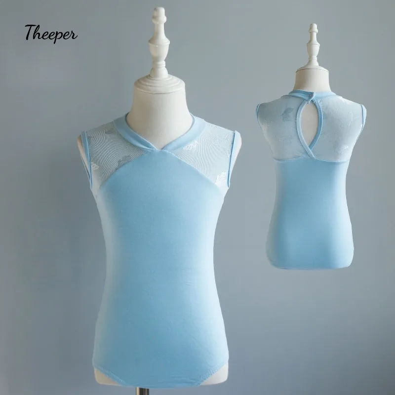 Ballet Dance Leotard Short Sleeve Body Shaping Costume Art Gymnastics Outfit Traditional Dance Wear Stretchy Soft Dance Apparel