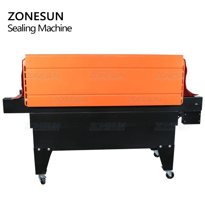 ZONESUN التلقائي آلة تغليف الانكماش الحراري فيلم السدادة أدوات التعبئة والتغليف للمشروبات عصير المربى صلصة أدوات المائدة البلاستيكية ZS-BS4525