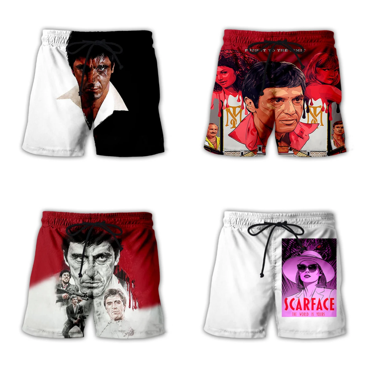 

Лето 2025 г., хит продаж, новые модные трендовые мужские шорты с 3D принтом, уличные повседневные уличные дышащие быстросохнущие шорты