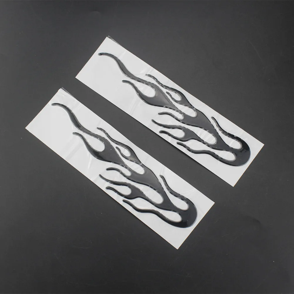 Universal Motorrad 3D Flamme Feuer Reflektierende Aufkleber Vinyl Aufkleber Touring ATV Roller Off-road – Detail 5