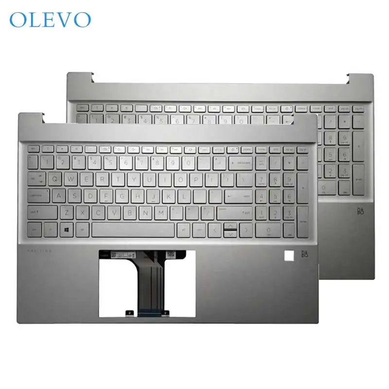 

New Original For HP Pavilion 15-EH 15-EG 15Z-EH TPN-Q245 Q246 Laptop Palmrest Case Keyboard US English Version Upper Cover